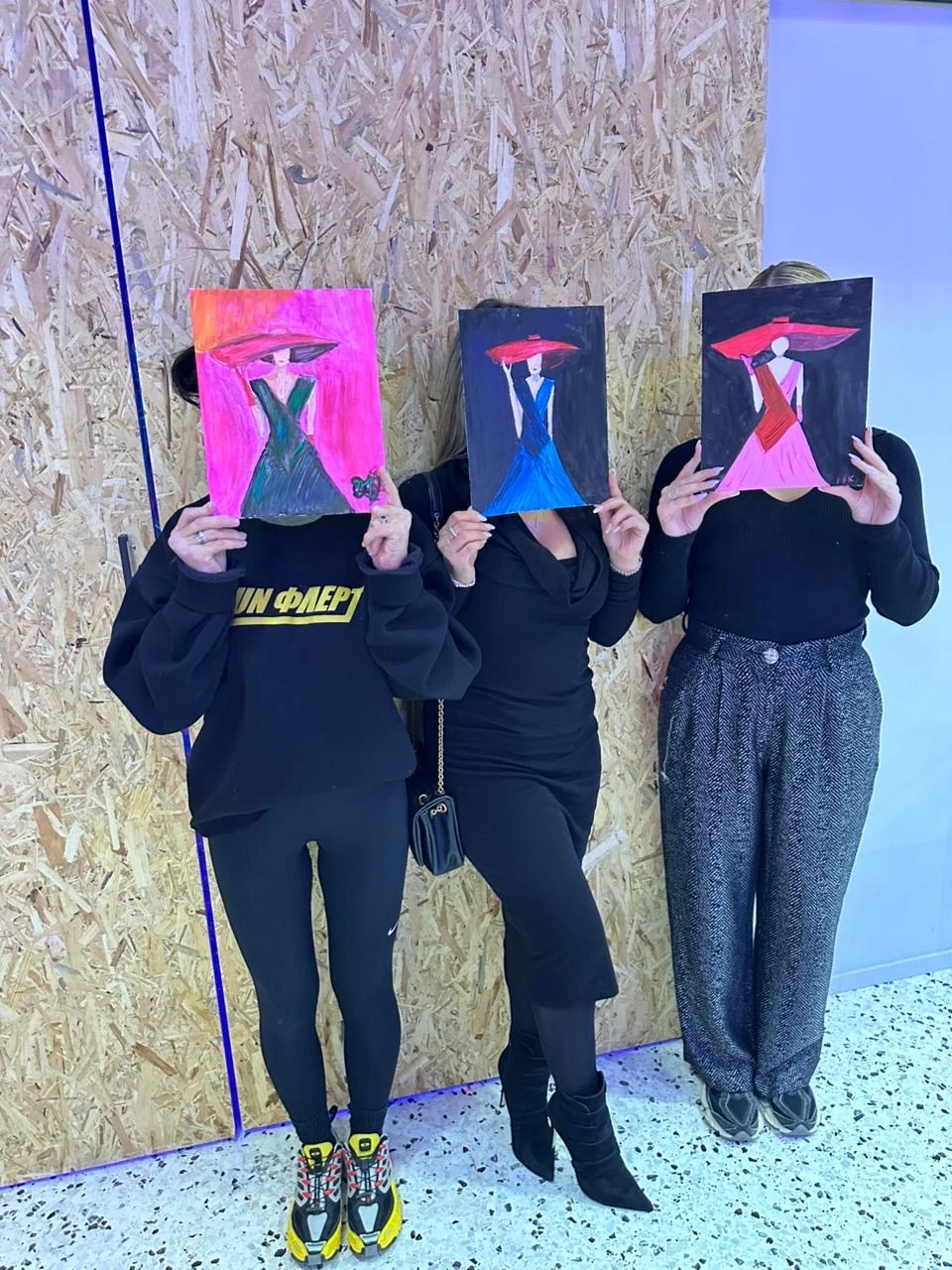 Painting class photo