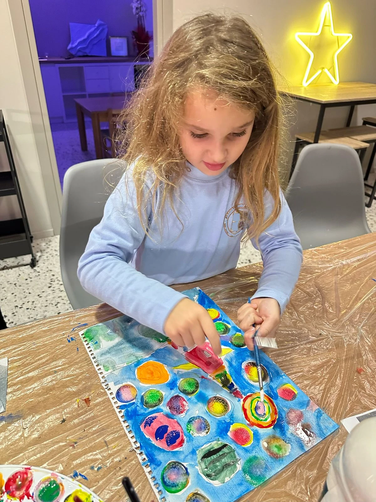 Painting class photo