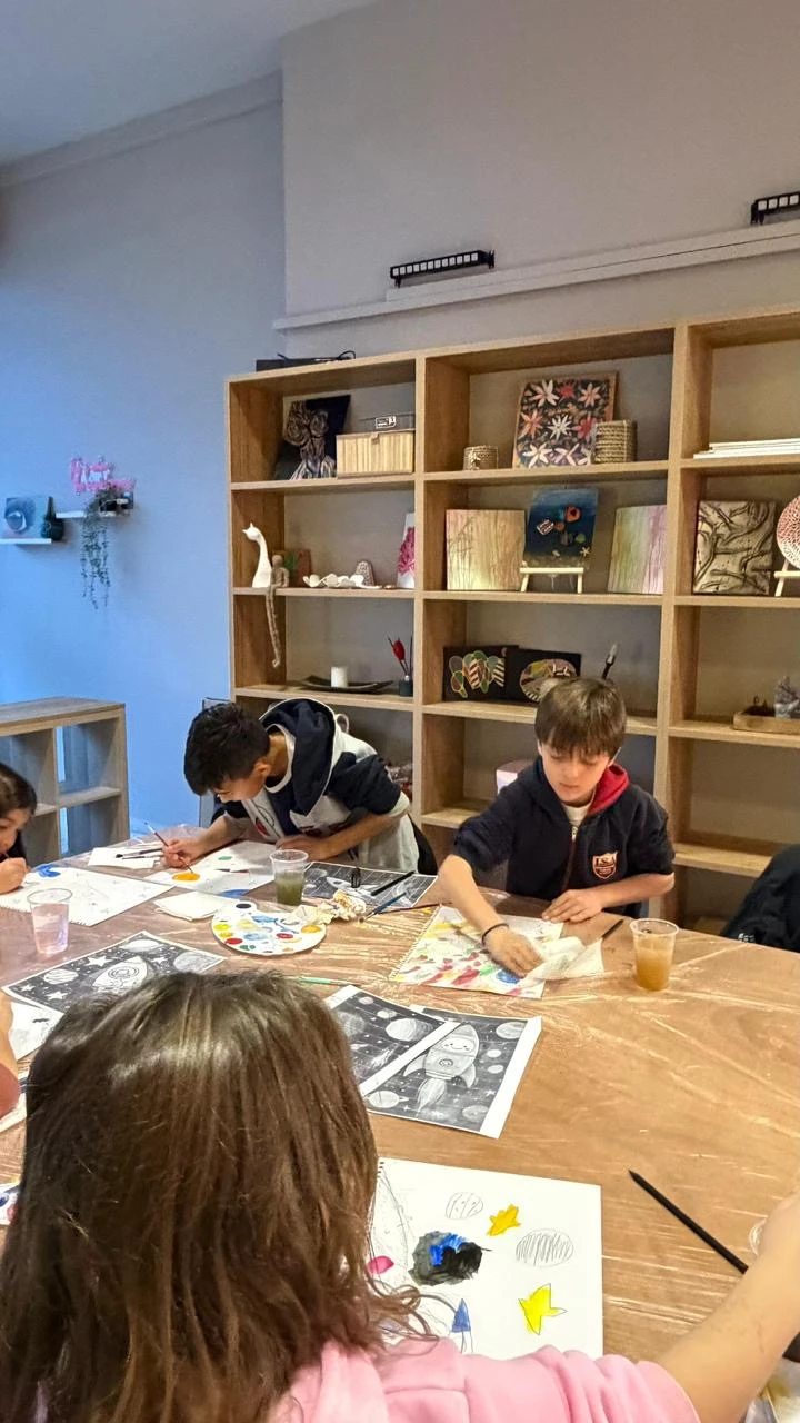 Painting class photo