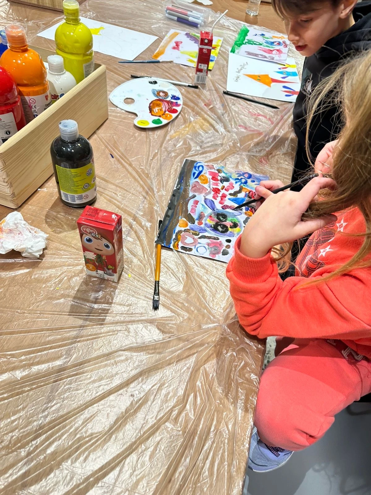 Painting class photo
